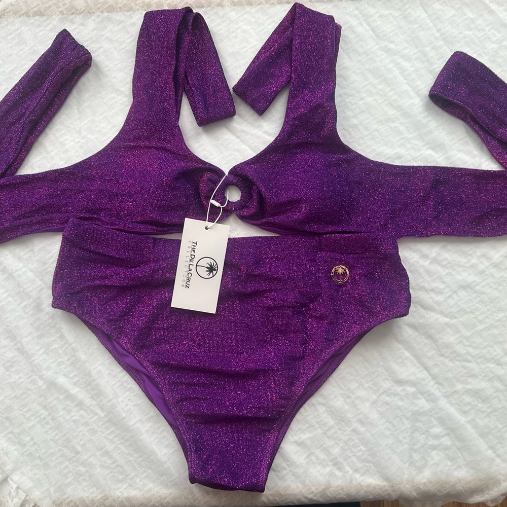 *NEW* Purple Shimmer Two-Piece Swimsuit